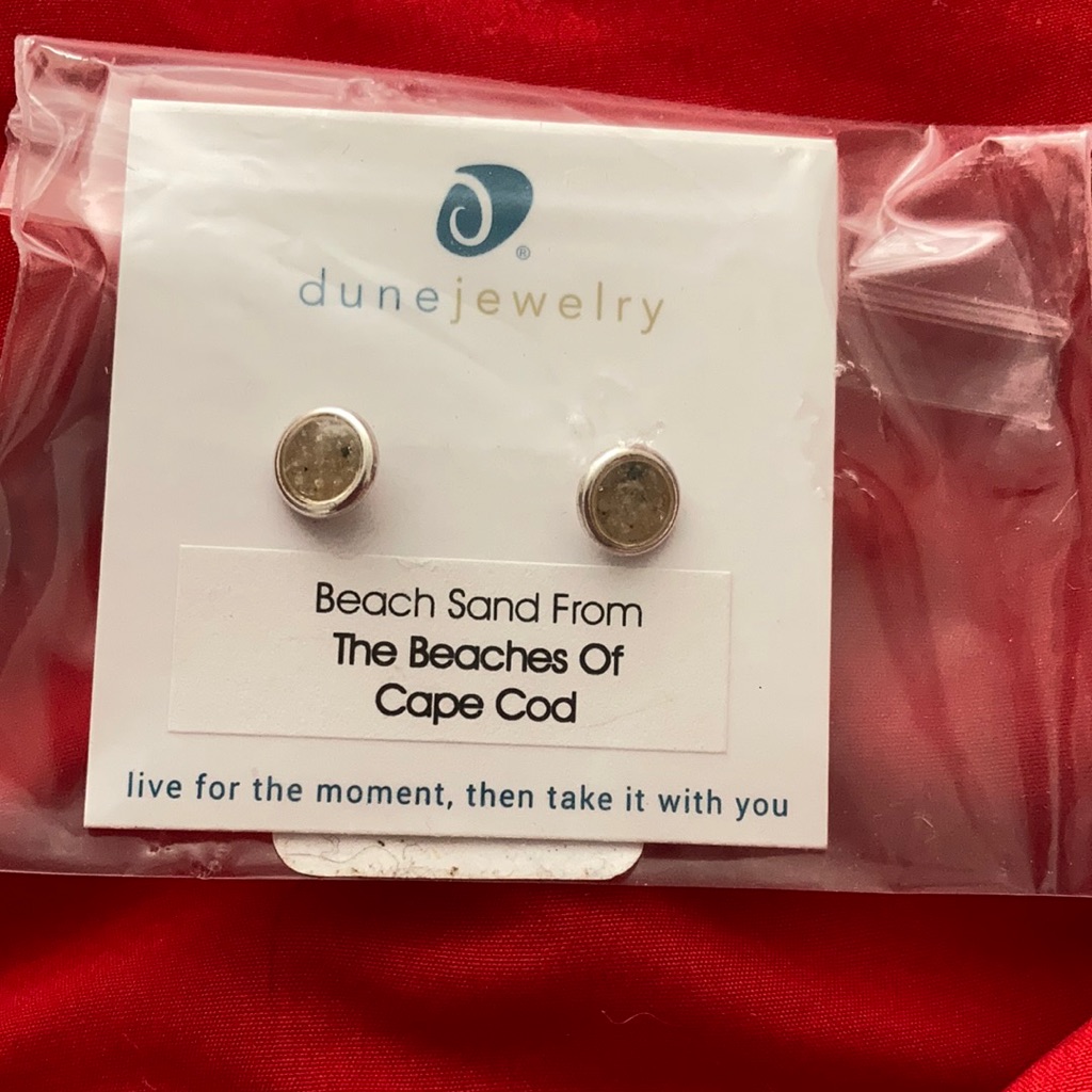 Dune Jewelry Cape Cod Beach Sand Stud Earrings Nwt